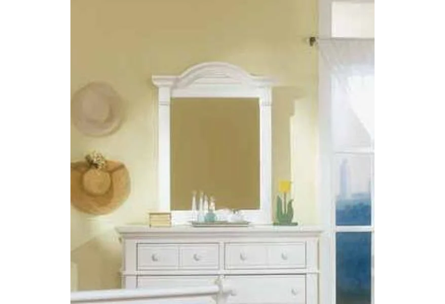 Cottage Traditions Youth Dresser Mirror by American Woodcrafters at Esprit Decor Home Furnishings